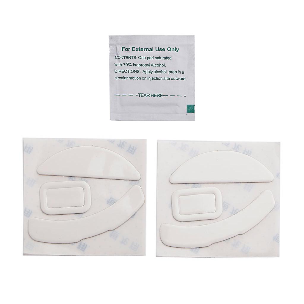 Replacement Mouse Feet for Razer- DeathAdder V2 White Glides Enchanced 2 Sets