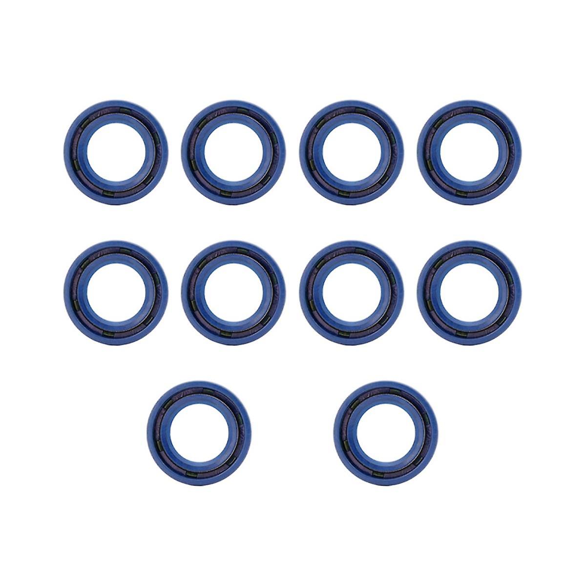 10-Piece Chainsaw Blue Oil Seal Chain Saw Set is Suitable for MS170 180 Parts Tool Oil Seal Ring