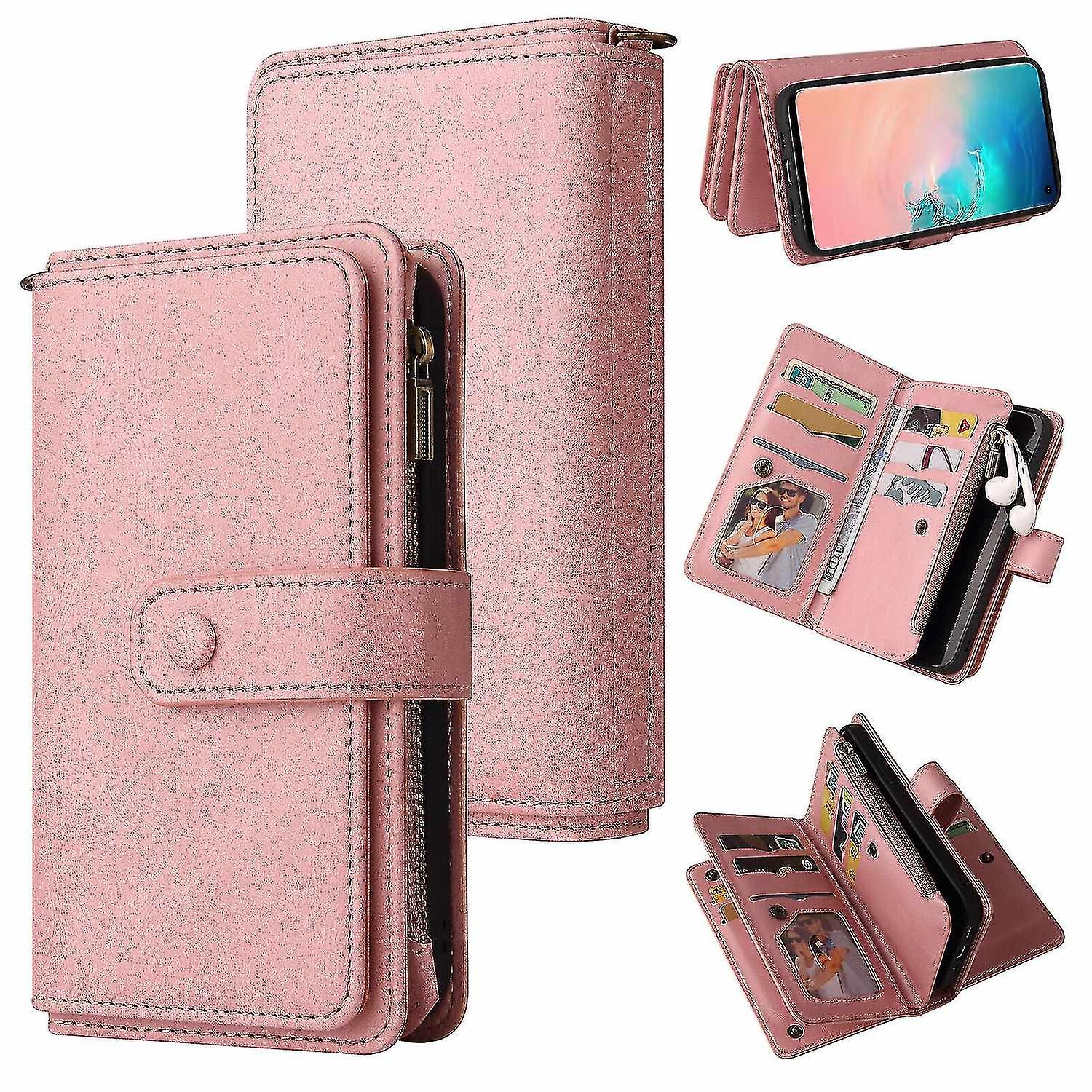 Compatible With Samsung Galaxy S10 Case Wallet Flip Card Holder Pu Leather Magnetic Protective Flip