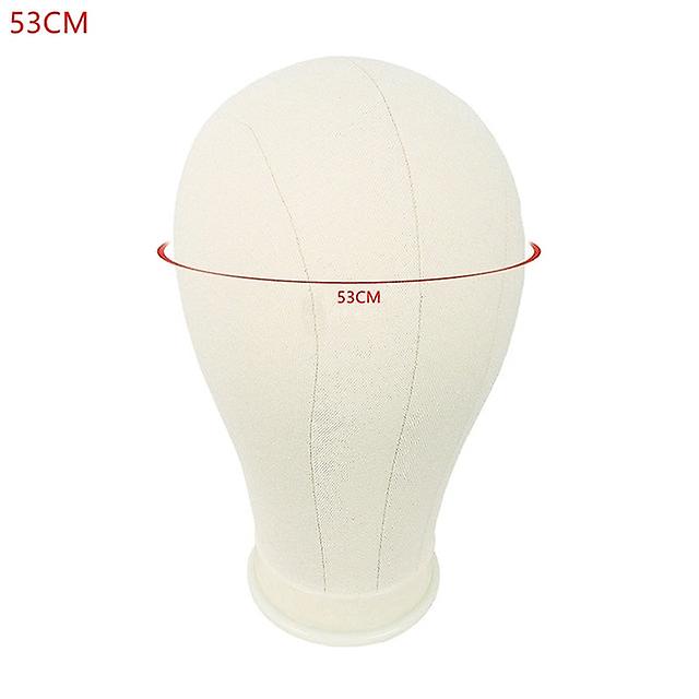 Wig Stand Canvas Block Head Training Mannequin Head Display Styling Mannequin Manikin Head 21"/22"/23"/24"/25" Manikin Head