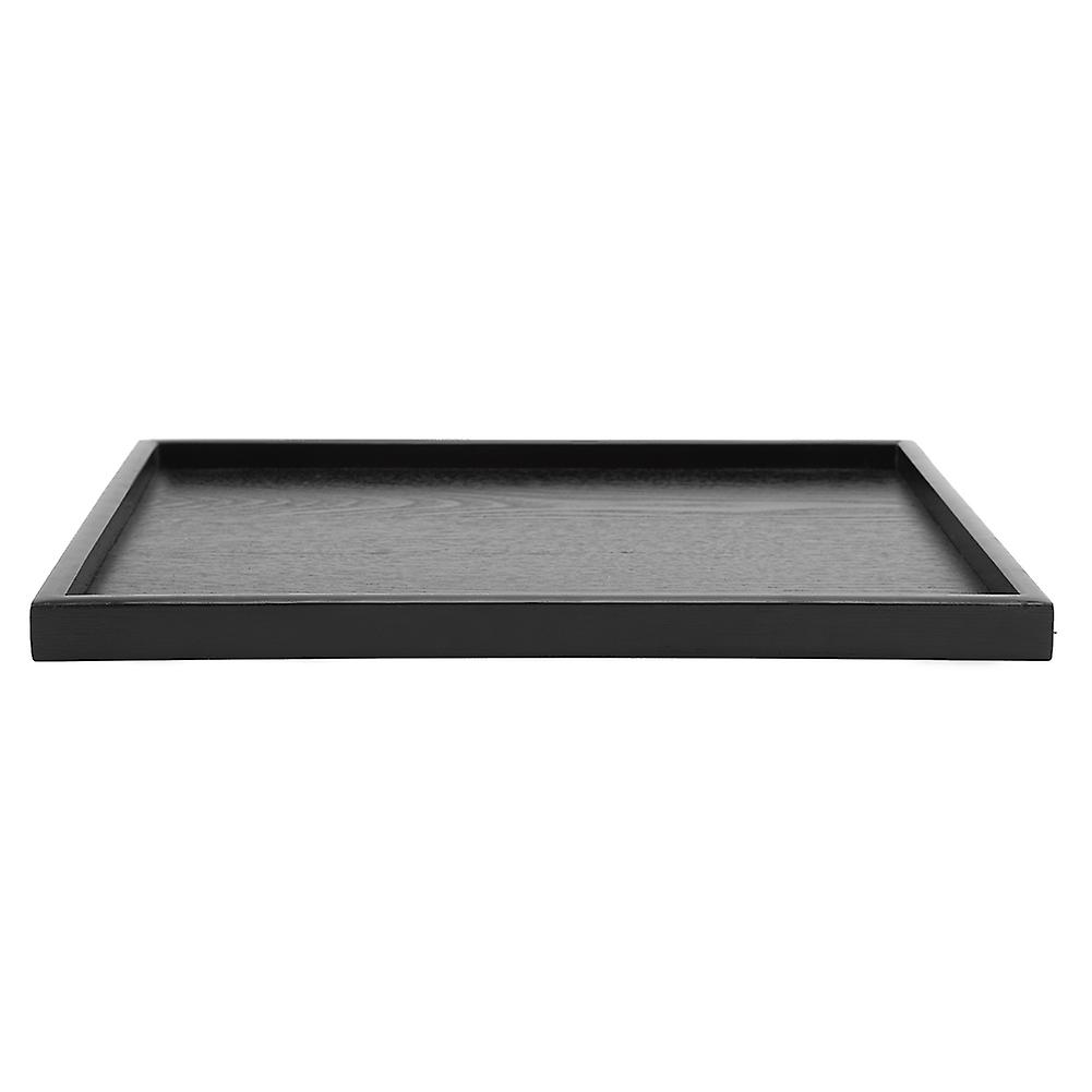 Rectangular Solid Wood Serving Tray for Tea Coffee Snack Meal Restaurant No. 4