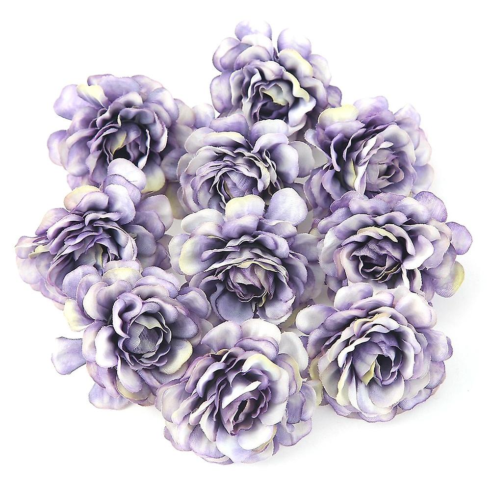 10Pcs Multi-layer Artificial Simulation Flower Heads Wedding Party Home Decor
