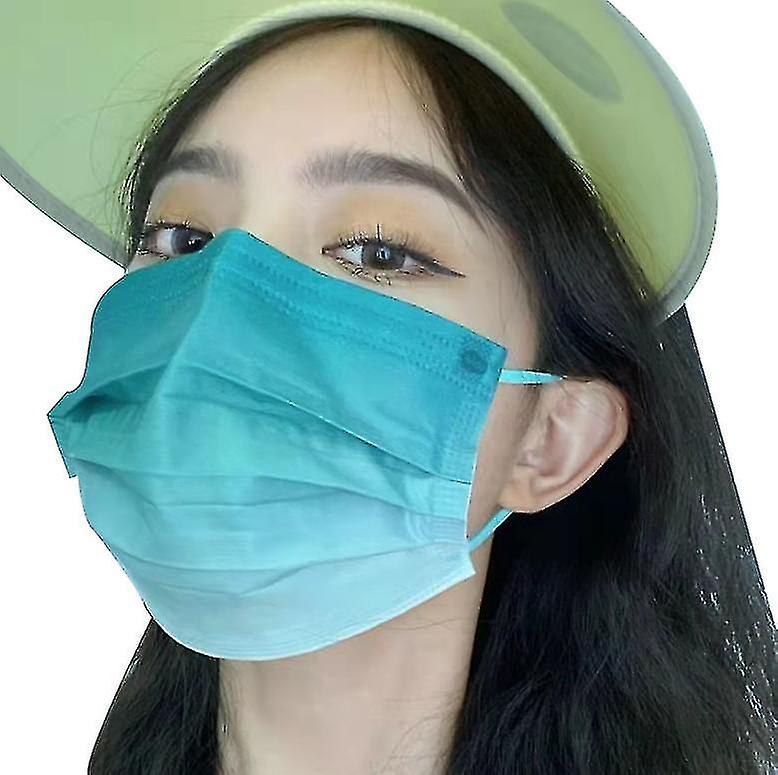 50 Pcs Adult Protective Face Masks Gradient Designs