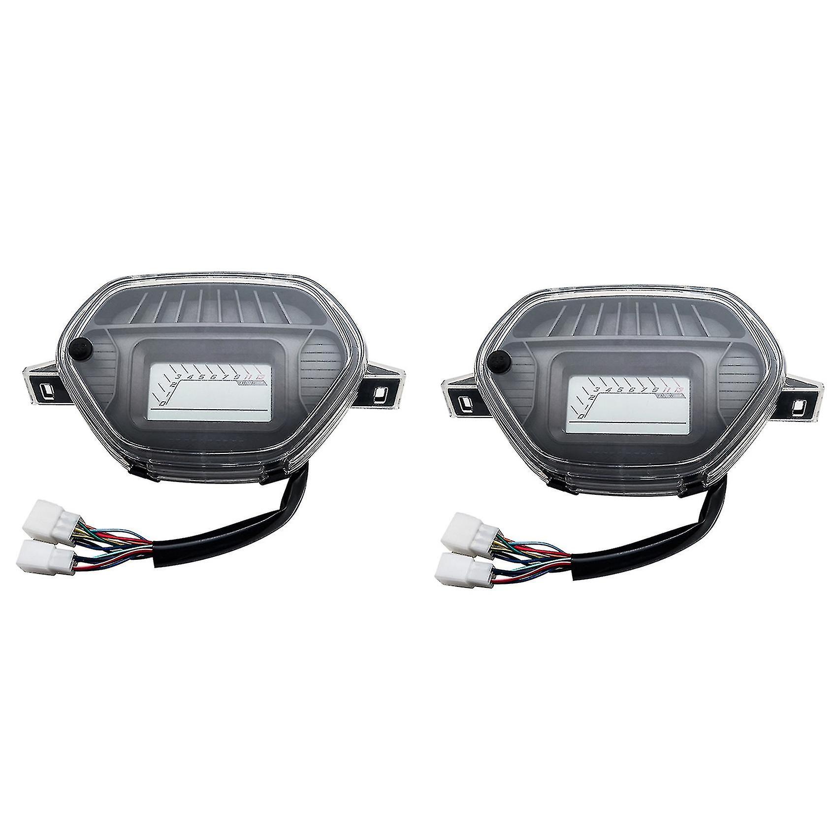2x Pnp Digital Meter Alpha Odometer Tachometer For Wave 100 Old/ex5 Class/wave Alpha 110 Cd Lcd Spe
