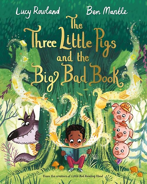 The Three Little Pigs And The Big Bad Book by Lucy Rowland Paperback Book