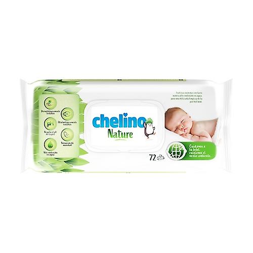 Nature wet wipes 72 units