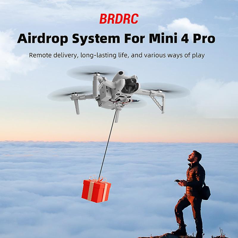 Air-Dropping System Thrower & With Landing Gear Wedding for Mini 4 Pro Drone
