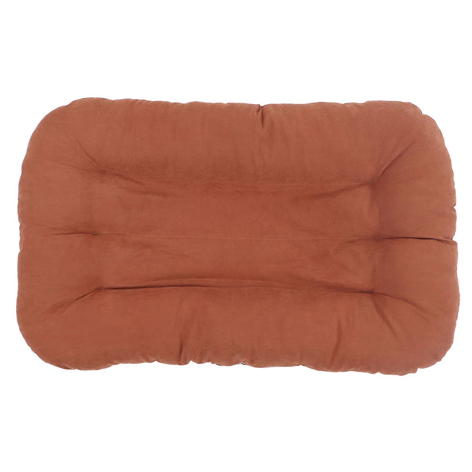 Berceau biomimétique en forme d'utérus, amovible et lavable, en coton doux, marron