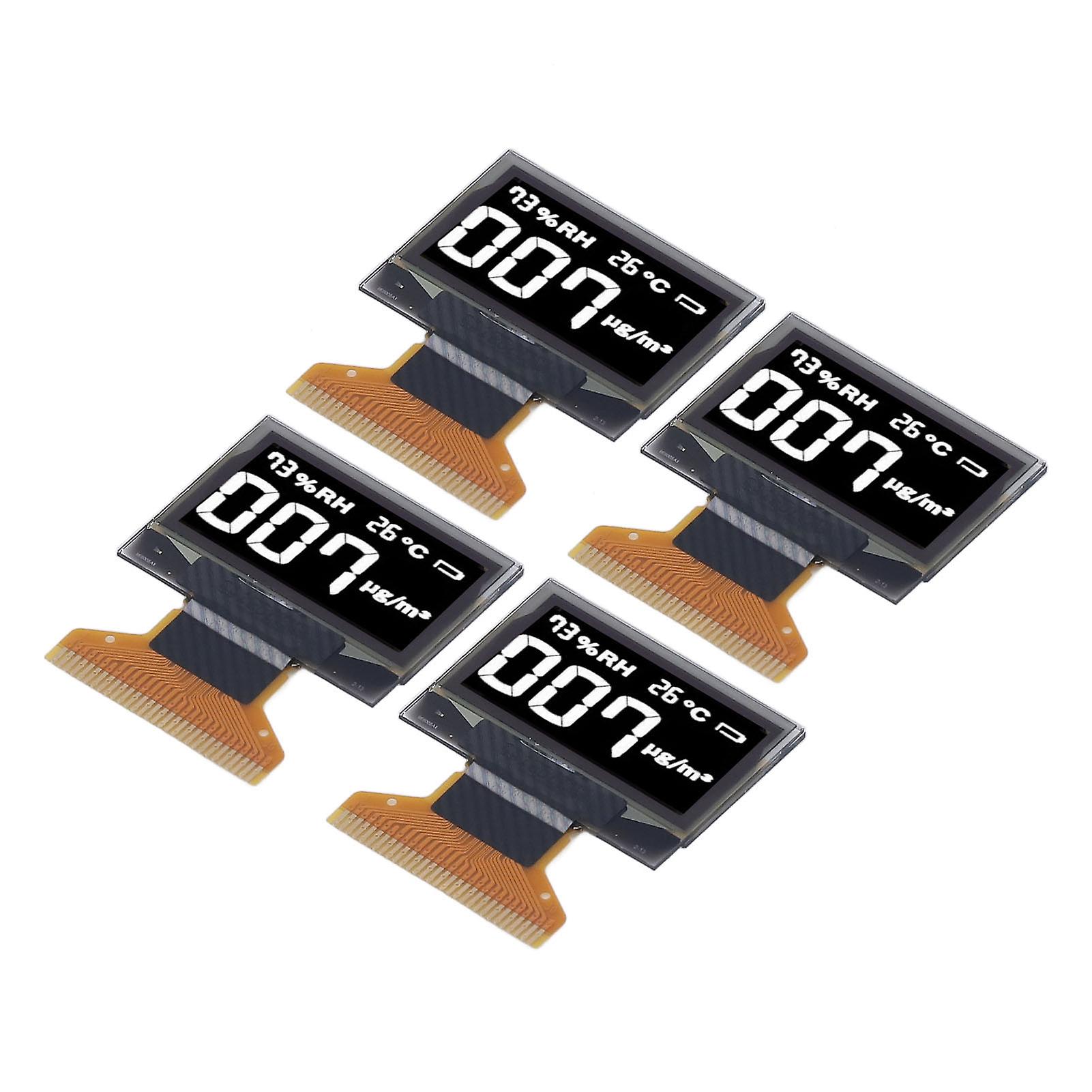 4Pcs 0.96in 128x64 OLED LCD Display 30PIN White Screen SPI IIC