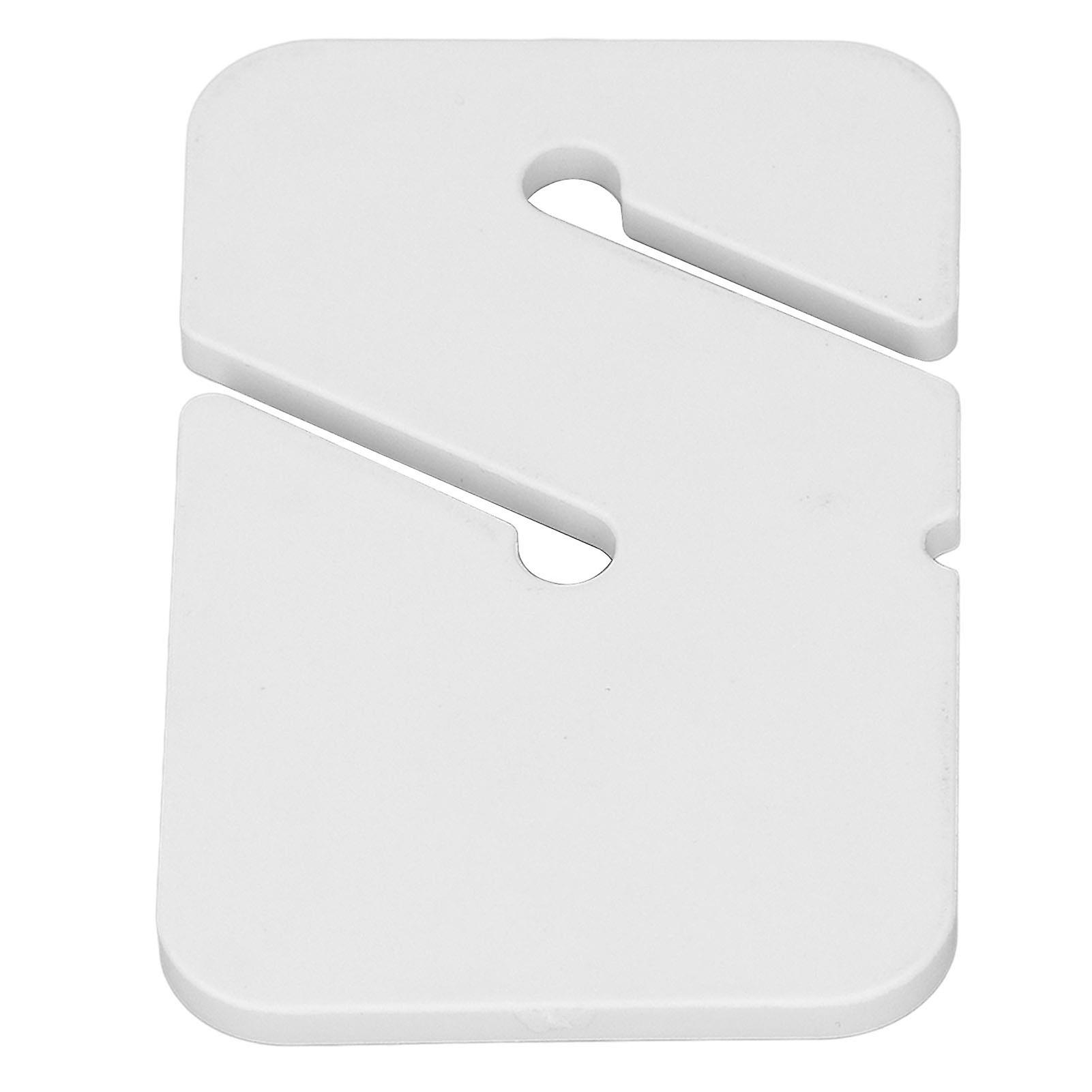 4PCS White Cave Diving Line Marker, ABS, 66g, Compact Visibility