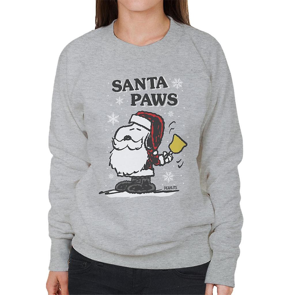 Peanuts Snoopy Santa Paws Christmas Women's Sweatshirt