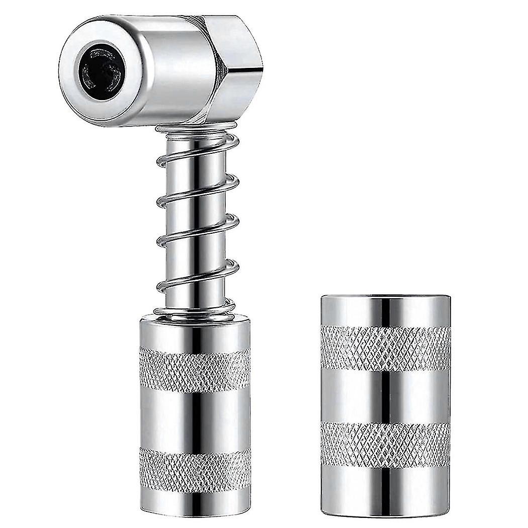 Grease Nozzle Adapter Grease - Accessory 90 Degree Grease Coupler Adapter With Sleeve 3 Jaw Angle G