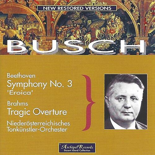Beethoven / Busch - Sym 3-Niederosterr [DISCOS COMPACTOS] Importación de EE.UU.