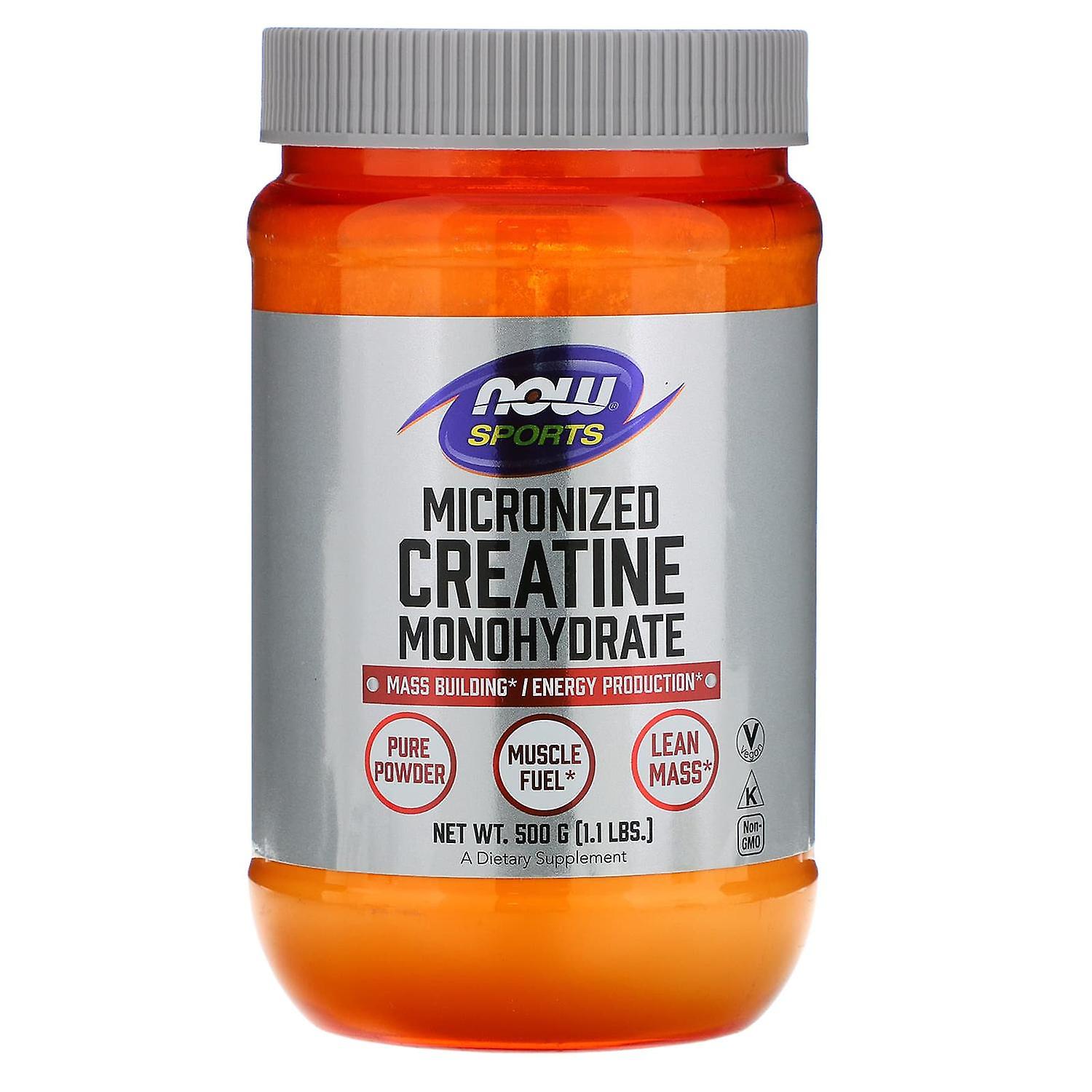 NOW Foods, , Micronized Creatine Monohydrate, 1.1 lbs (500 g)