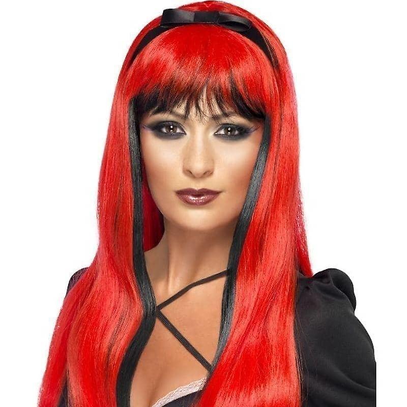 Bewitching Wig Adult Red Black 20317