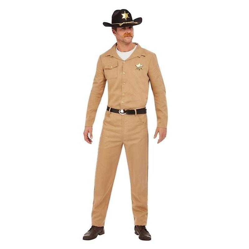 80S Sheriff Costume Beige 63060l
