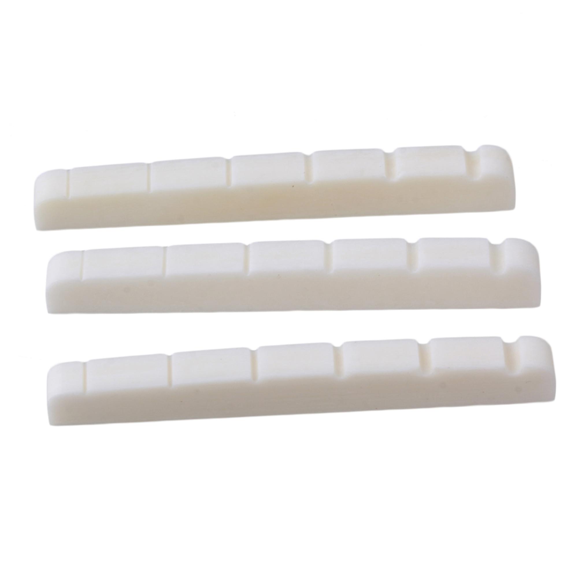 3 x Electric Guitar Bone Up-saddle 42*3.5*4.5/3.5mm