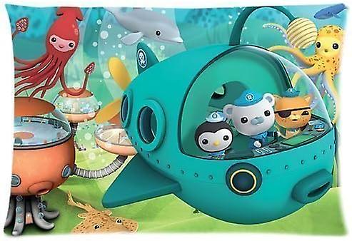 Octonauts Gup نمط مخصص بسحاب غطاء وسادة قياسي (40 سم × 60 سم) AB-6969