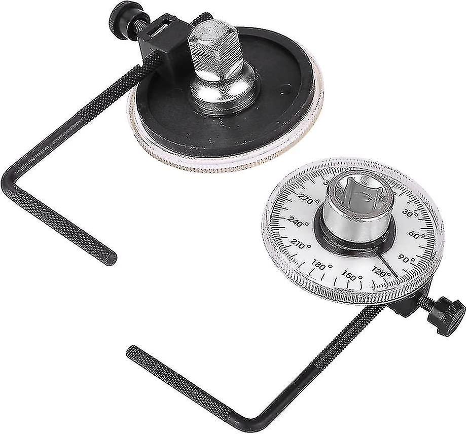 1/2 Inch Torque Angle Gauge, 1-360 Angle Range Torque Angle Wrench Tool2pcs