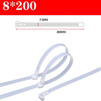 30pcs Reusable Self-Locking Plastic Nylon Cable Ties, Fixed Nylon Cable Ties and Detachable Zipper Cable Ties, Binding Ties #14113