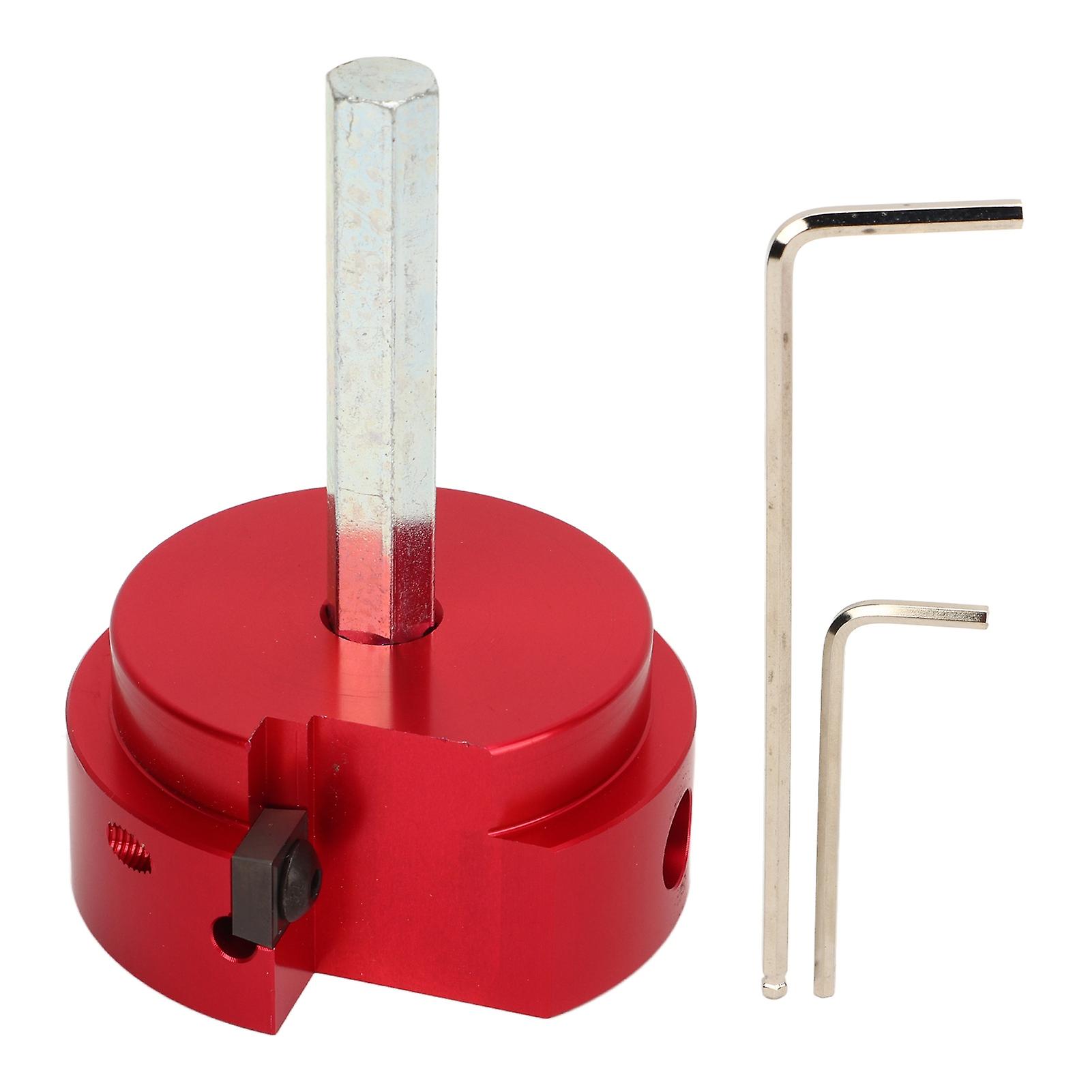 PVC Pipe Reamer PVC Fitting Saver Socket Saver with 0.315 In Hex Shaft for Water Lines Drain Lines Red