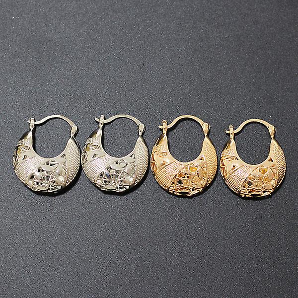 kvinner mote gull hoop øredobber