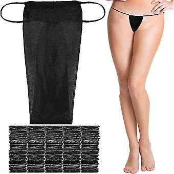 100 Pieces Disposable Nonwoven Thong Panties Women's Disposable Spa Underwear Individually Pack for
