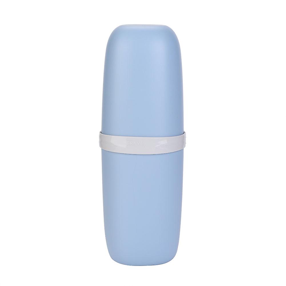 Portable Dust-proof Toothbrushes Case Holder Storage Box for Travel Camping School (Blue)