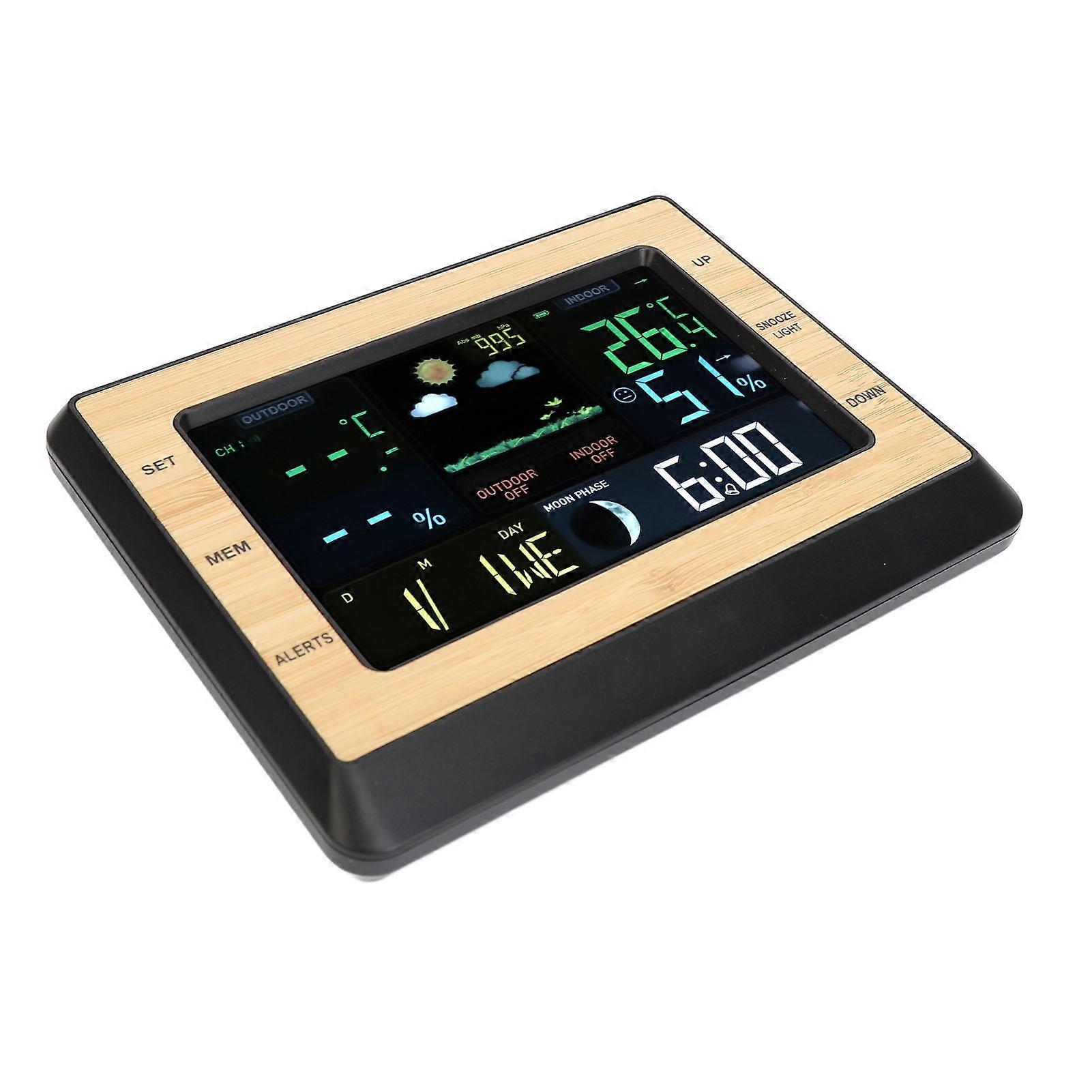 Digital Weather Station with Color Screen, Temp & Humidity Monitor
