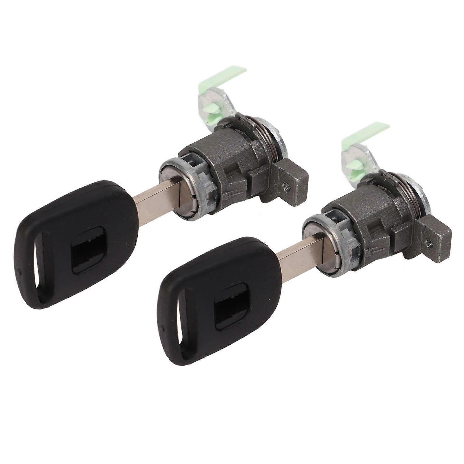 Car Door Lock Cylinder with Key Left Front Excellent Mechanical Stability Replacement for CRV 2002?2006