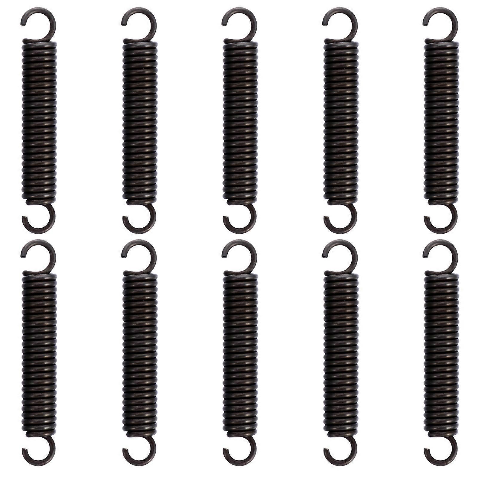 10 Pcs Durable Springs Dual Hook Tension Springs Extended Compressed Springs