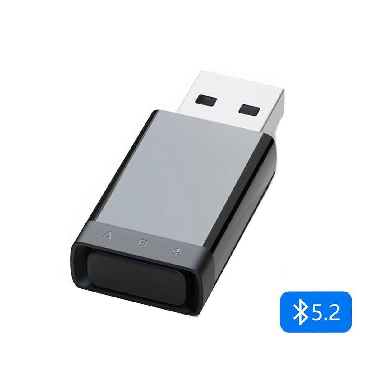 USB Bluetooth Adapter Audio Transmitter Receiver for //NS Switch/PC Bluetooth 5.2 Adapter