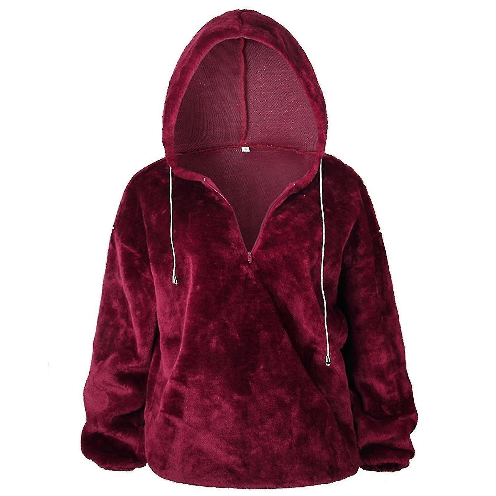 GYFDYM mujer Teddy Bear Fleece Sudadera con capucha Sudadera con capucha Top Jersey