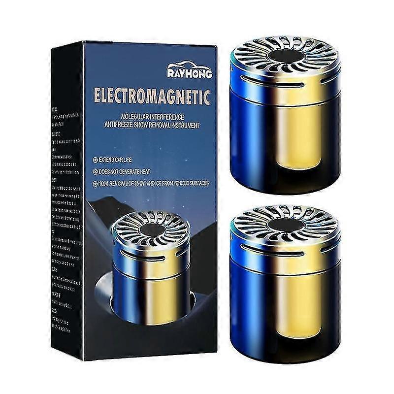 2pcs Car Window Deicer Quick Defroster Defogger Frost Removal Machine Windshield Glass Defrosting Car Maintenance Accessory