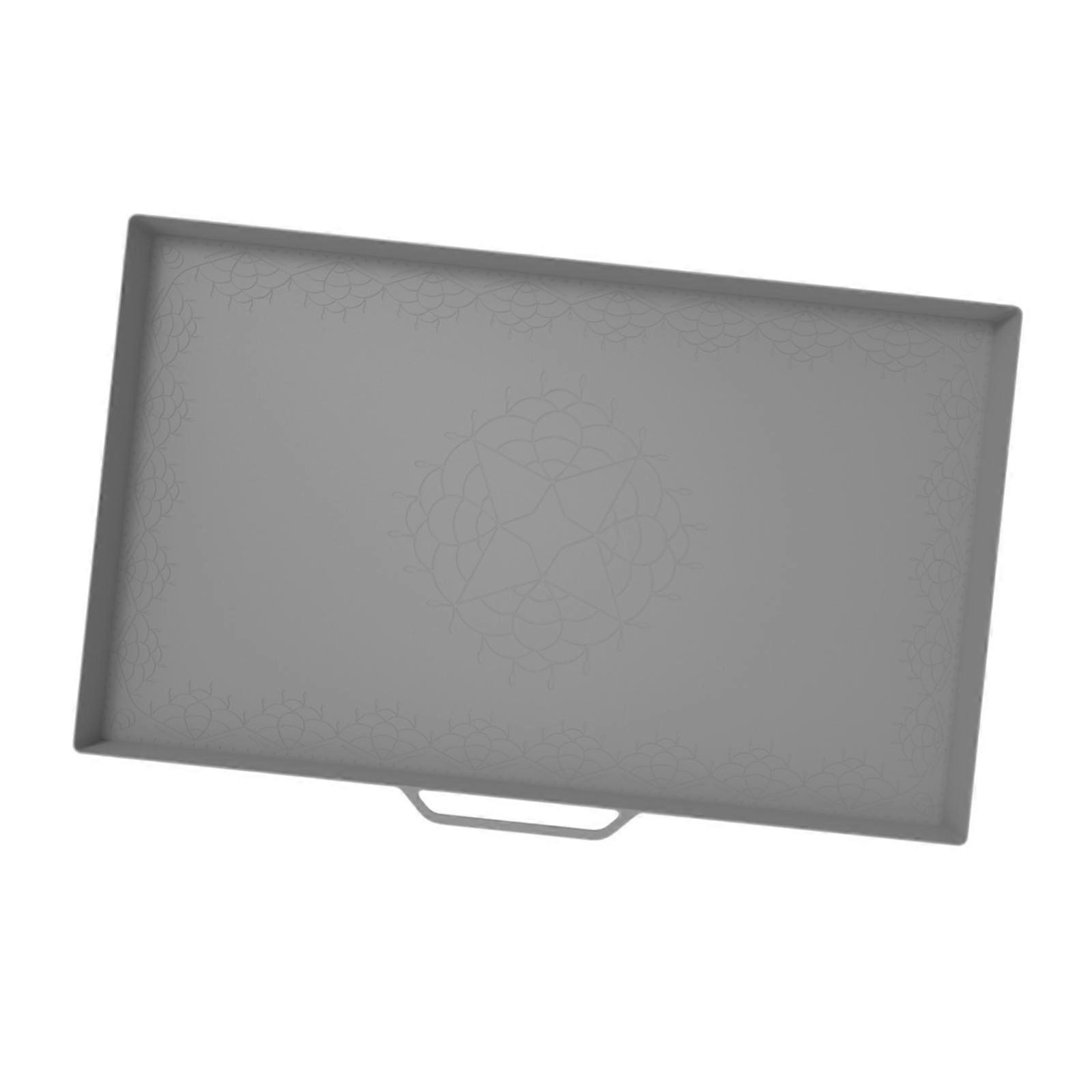 Tapete de Chapa Reutilizável Acessórios Capa de Tapete Protetor Resistente para Exterior 36 polegadas Preto