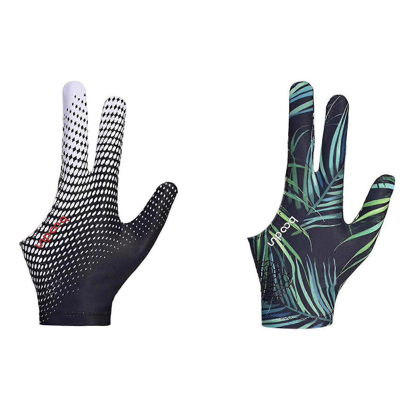 boodun 1pc billiard 3 fingers billiard glove cue gloves left hand