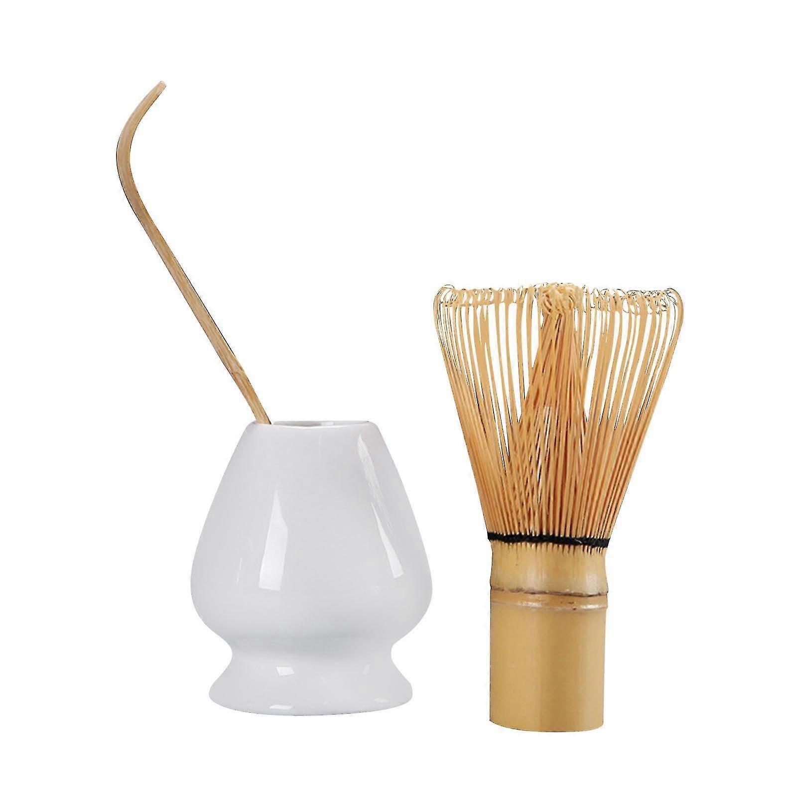 Matcha Set Ceramics Matcha Whisk Holder Matcha Ceremony Kit Bamboo