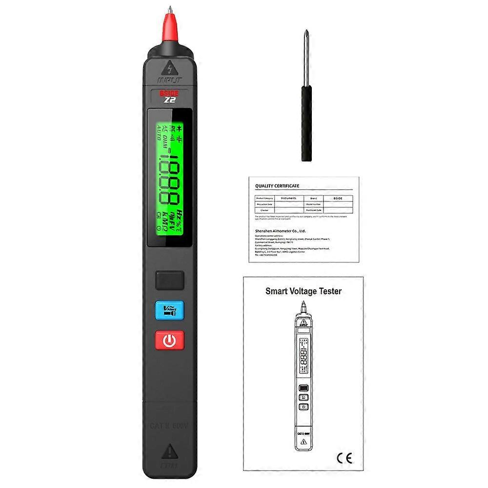 BSIDE Digital AC Voltage Tester Leakage Detector Electric Leakage Detect Pen 0-300V Non-contact Circuit Continuity Test Pen