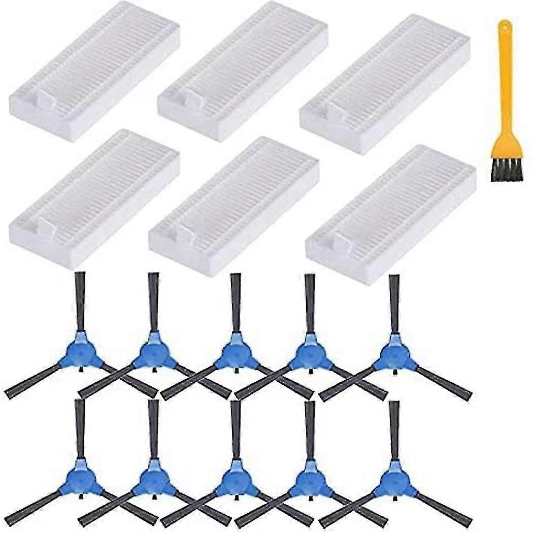 Replacement Parts And Accessories Are Suitable For R300 Robot Vacuum Cleaner 1400pa, 6 Filters And