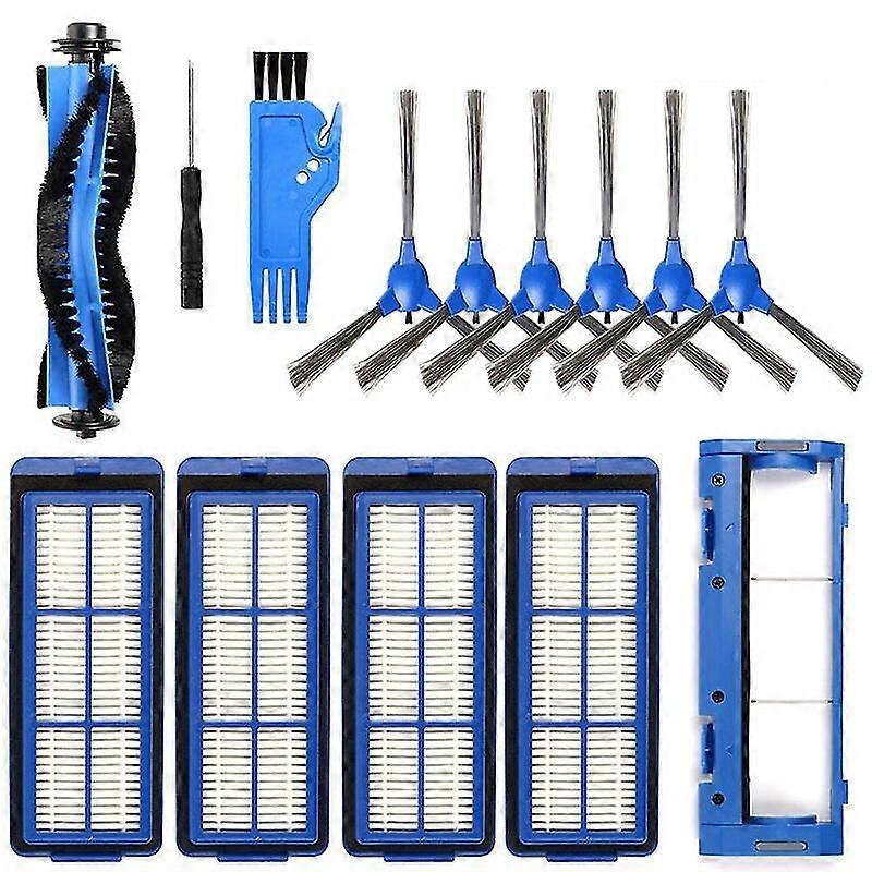 14pcs Accessory For Eufy Robovac 11s Max, 15c Max Robotic Vacuums Cleaner Replacement Part Kit Includes Filters