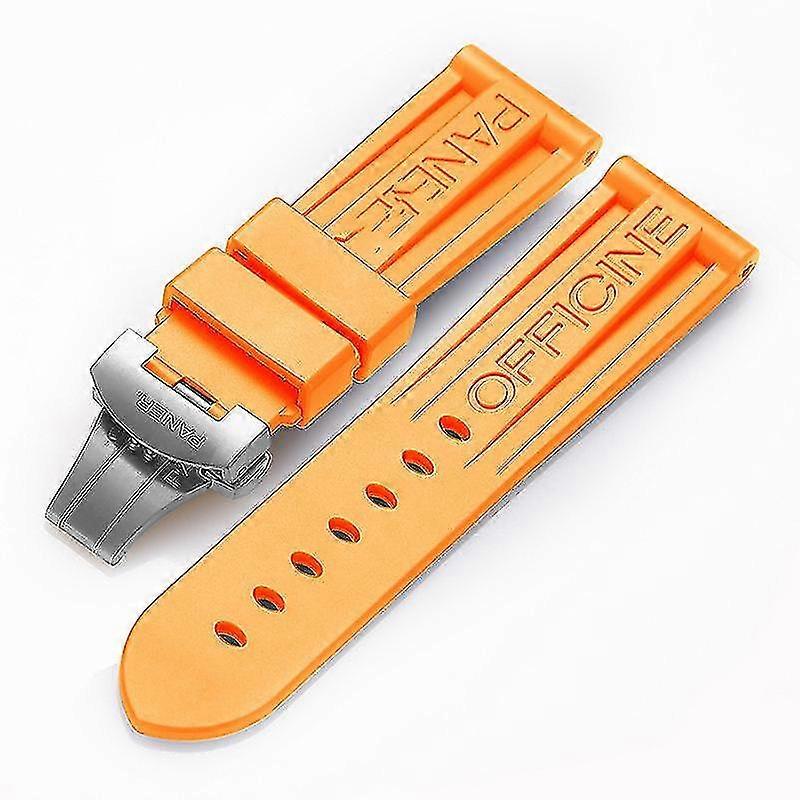 For Paner Pam Silicone Strap Quick Release Soft Rubber Strap Replacement