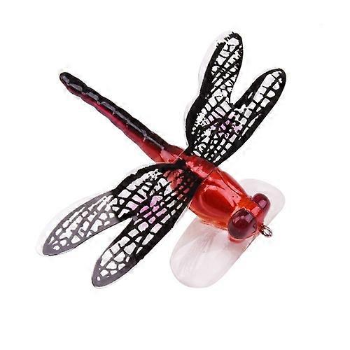 QT01 7cm / 6g Flying Fishing Bait Long Hook Bionic Dragonfly Bait