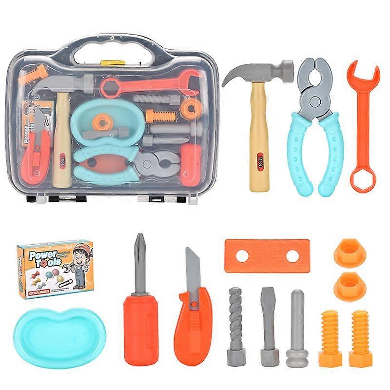 Boys kids tool set, role play set construction tool set