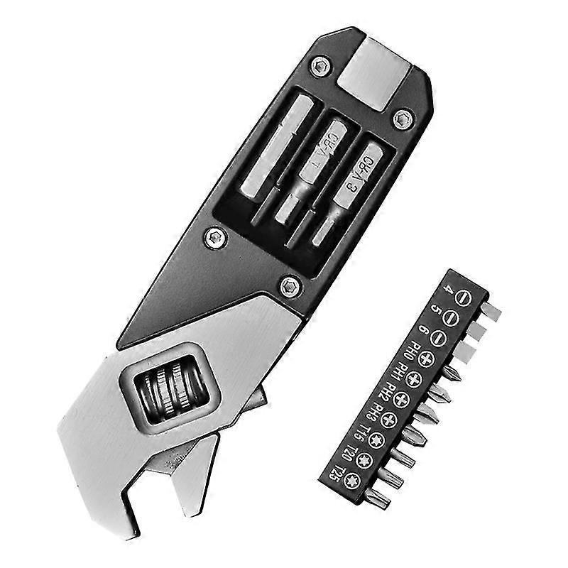 Adjustable Mini Wrench Multi Purpose Folding Hex Wrench Pocket Hardware Tool