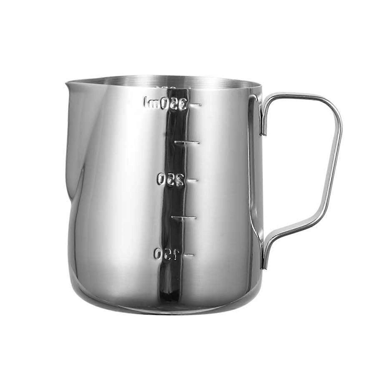 350ML 600ML 1000ML Stainless Steel Latte Art Cup Drip-Proof Candle Making Pitcher High Temp Resistant Milk Coffee Cappuccino Latte Art Barista Steam P
