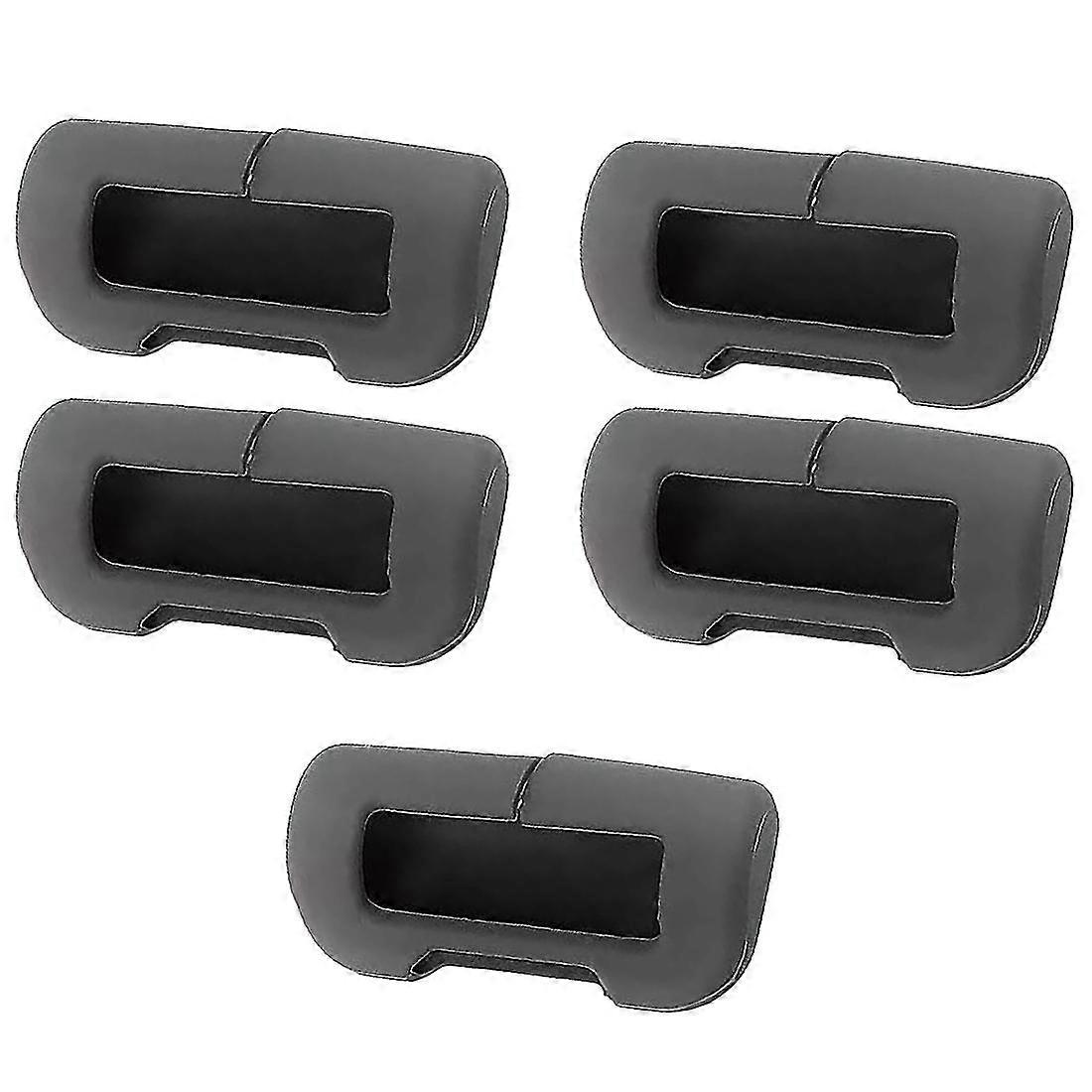 Compatible with Model 3/y Belt Buckle Protective Cover Silicone Collision Avoidance Black Safety Belt Clip Prot