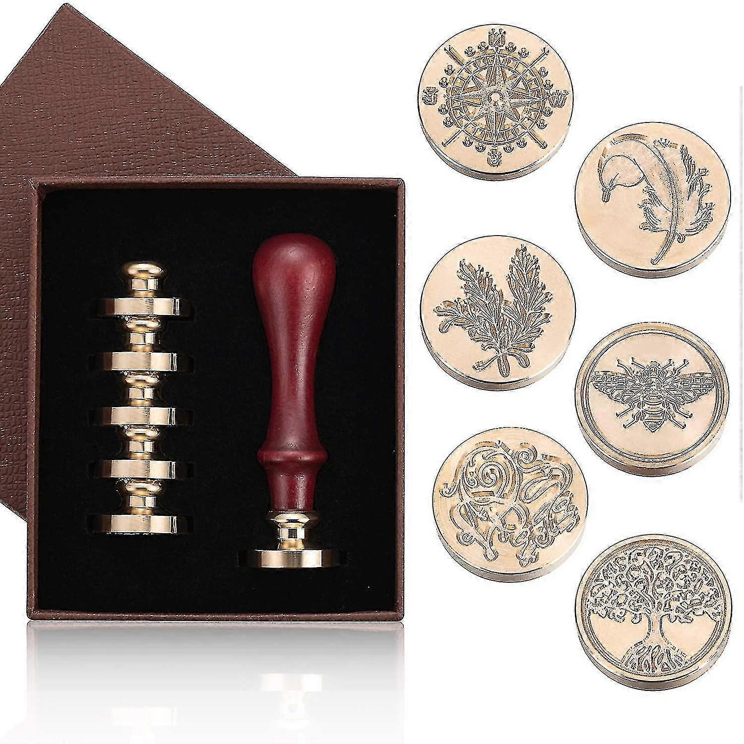 Wedding Letter Invitation Stamp Gift Envelope Set Wax Stamp Set