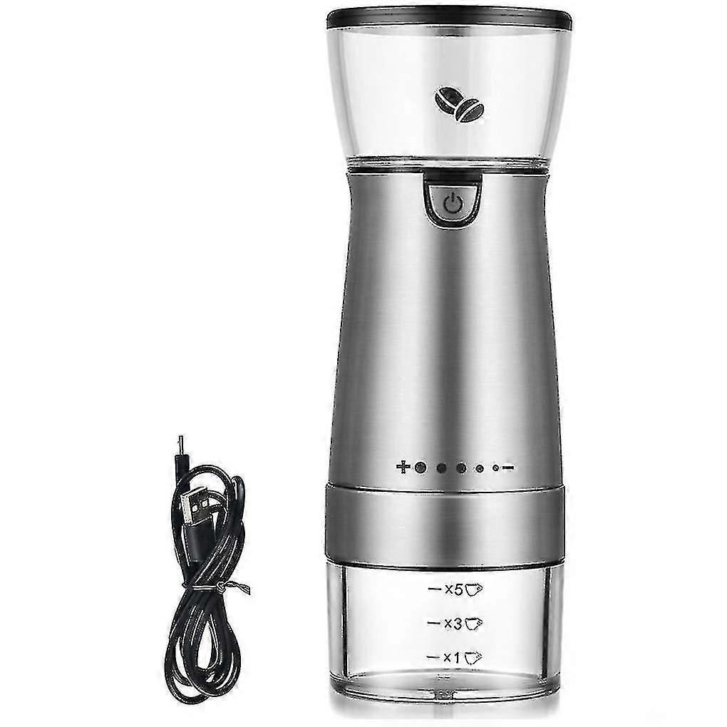 Electric Coffee Bean Grinder Handheld Usb Charging Coffee Maker Spice Grinder