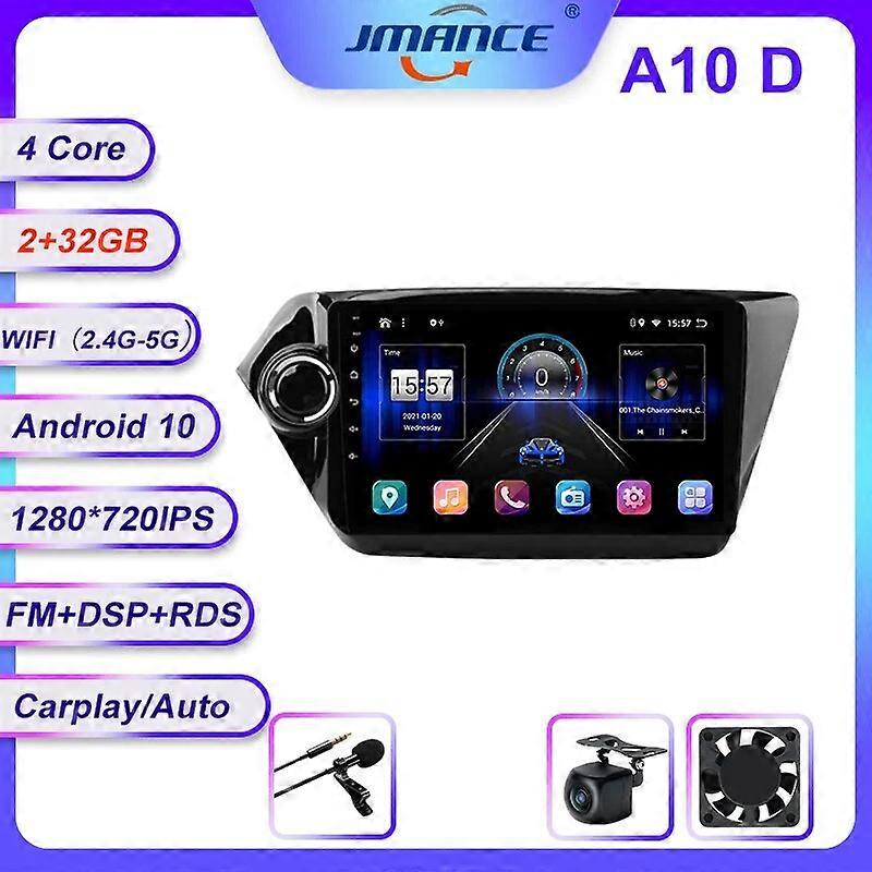 For Kia RIO 3 4 2011 - 2019 Car Radio Multimedia Video Player Navigation GPS Android No 2din 2 din dvd