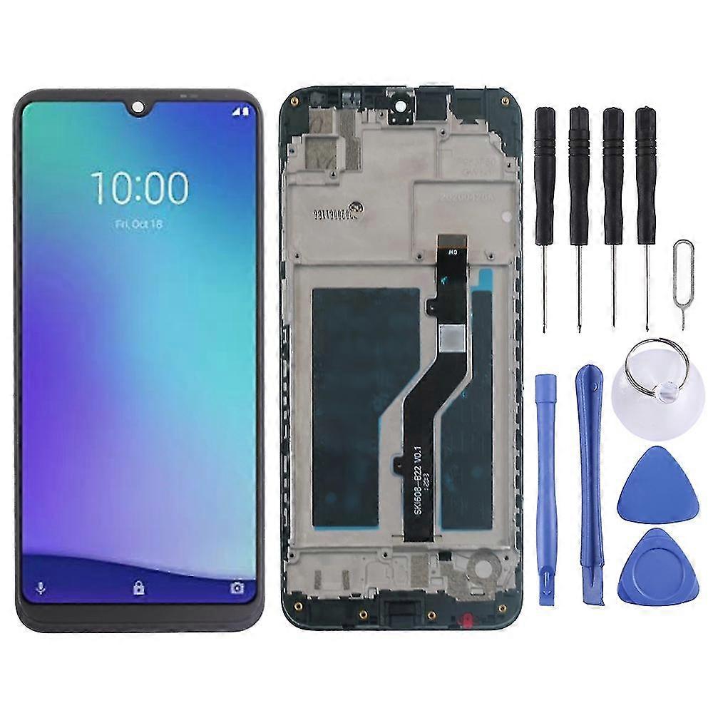 OEM LCD Screen for ZTE Blade A5 2020  Digitizer Full Assembly with FrameBlack)